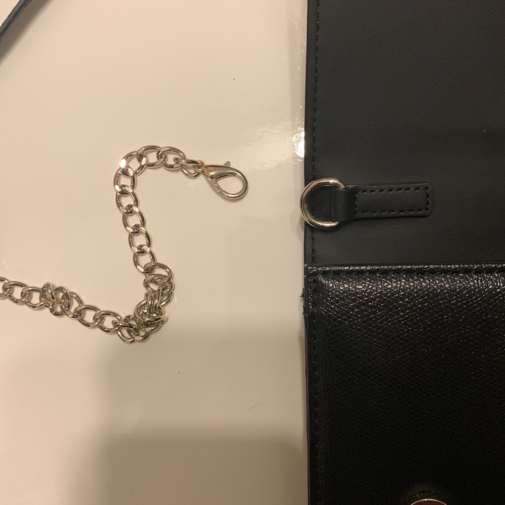 Guess Black Bag with Gold Hardware (clutch & crossbody) - Picture 9 of 11